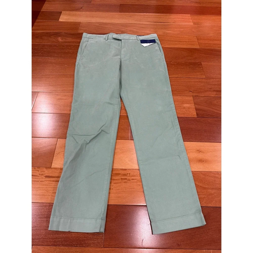 NWT Polo Ralph Lauren Jarrett Pant Mens Faded Mint Slim Fit Chino 33x32